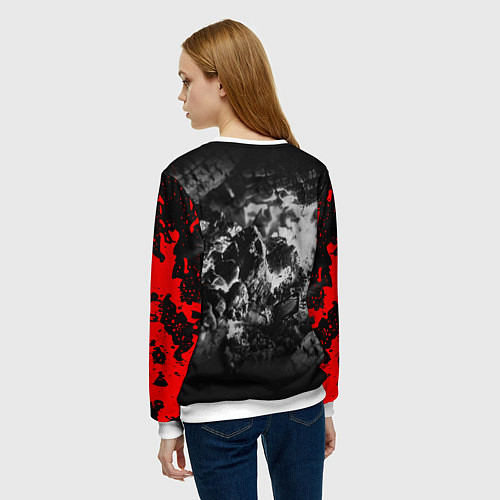 Женский свитшот KIMETSU NO YAIBA / 3D-Белый – фото 4