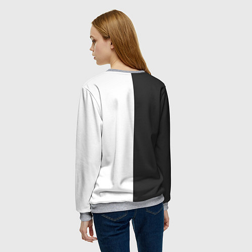 Женский свитшот Dzhizus / 3D-Меланж – фото 4