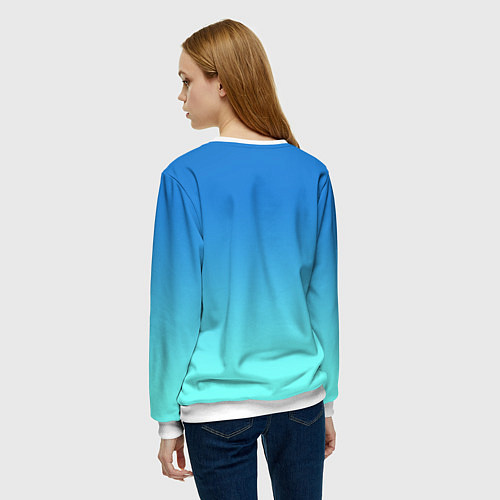 Женский свитшот Фигурное катание / 3D-Белый – фото 4