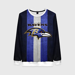 Свитшот женский Baltimore Ravens, цвет: 3D-белый