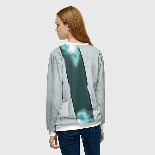 Женский свитшот Фехтовальщик / 3D-Белый – фото 4