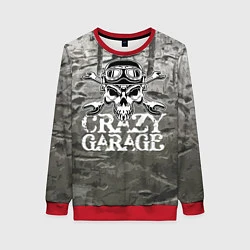 Свитшот женский Crazy garage, цвет: 3D-красный