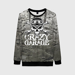 Свитшот женский Crazy garage, цвет: 3D-черный