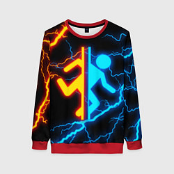 Свитшот женский PORTAL, цвет: 3D-красный