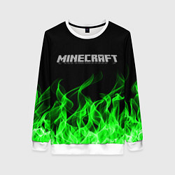 Женский свитшот MINECRAFT FIRE