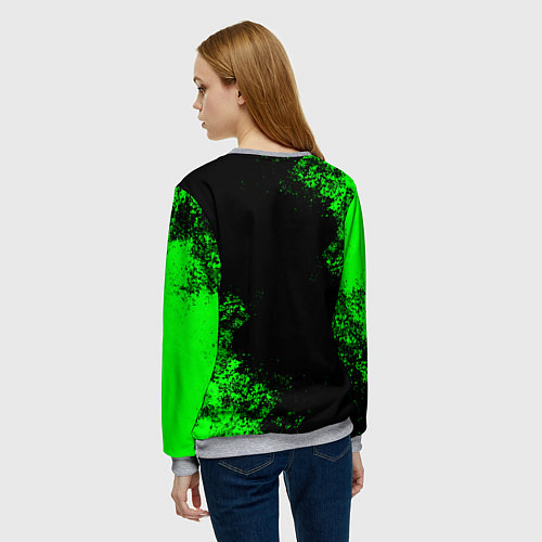 Женский свитшот Terraria / 3D-Меланж – фото 4