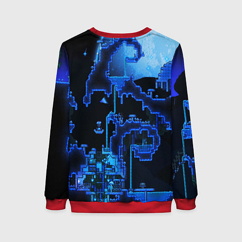 Женский свитшот Terraria / 3D-Красный – фото 2