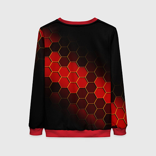 Женский свитшот Plague Inc / 3D-Красный – фото 2