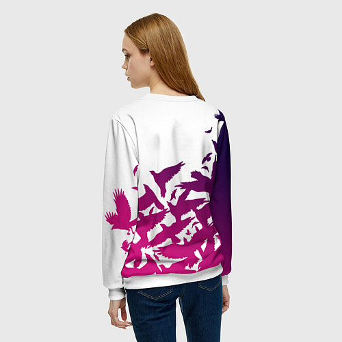 Женский свитшот Three Days Grace / 3D-Белый – фото 4