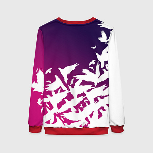 Женский свитшот Three Days Grace / 3D-Красный – фото 2