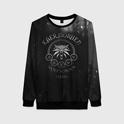 Свитшот женский ВЕДЬМАК, цвет: 3D-черный