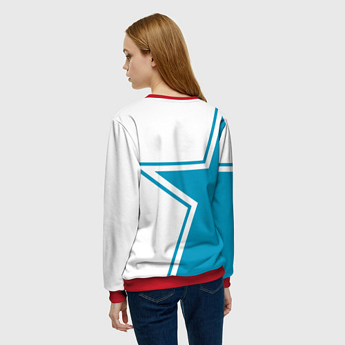 Женский свитшот ВДВ / 3D-Красный – фото 4