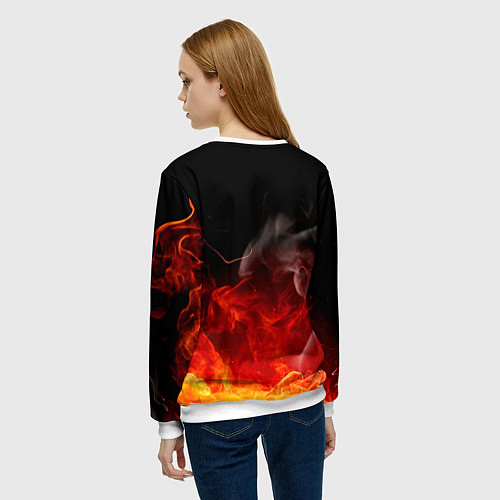 Женский свитшот ВДВ / 3D-Белый – фото 4