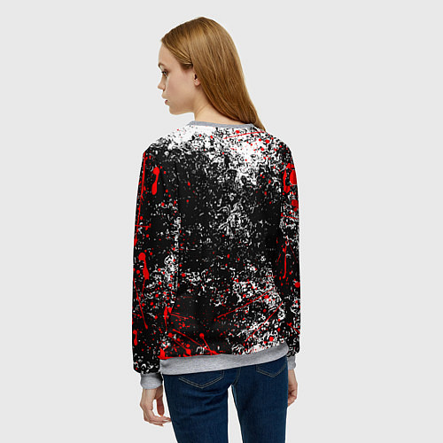 Женский свитшот UMBRELLA CORP / 3D-Меланж – фото 4