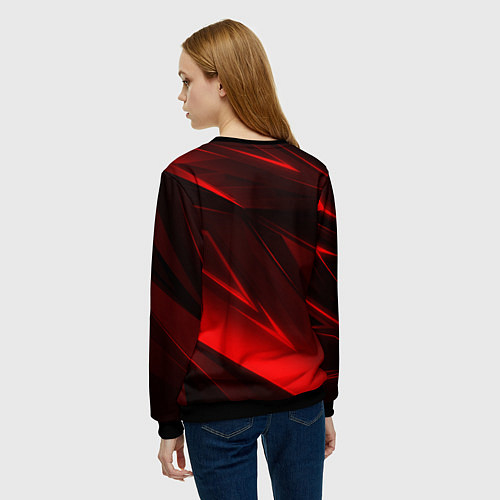 Женский свитшот BMW БМВ Z / 3D-Черный – фото 4