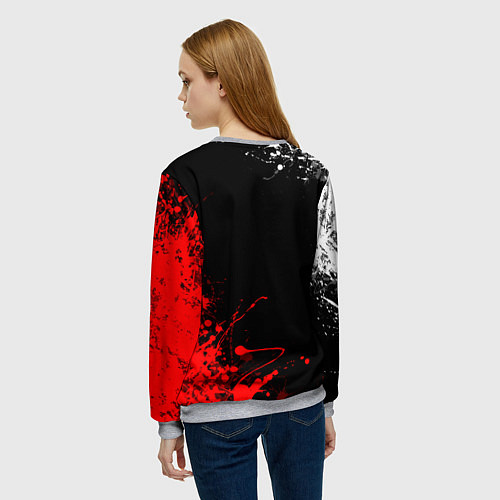 Женский свитшот UMBRELLA CORPORATION / 3D-Меланж – фото 4
