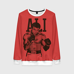 Свитшот женский Ali, цвет: 3D-белый