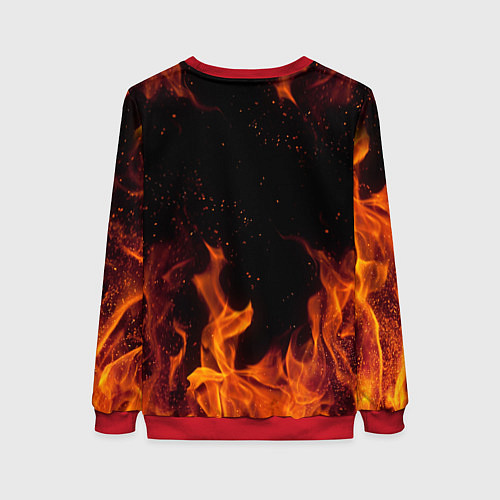 Женский свитшот AC DC / 3D-Красный – фото 2