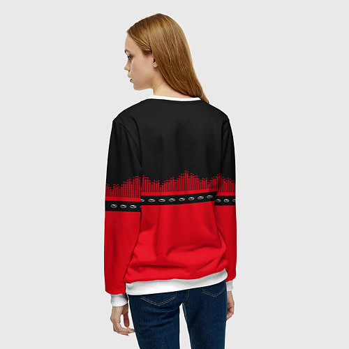 Женский свитшот ASOT Let The Music Guide You / 3D-Белый – фото 4