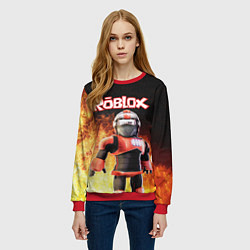 Свитшот женский ROBLOX, цвет: 3D-красный — фото 2
