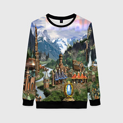 Свитшот женский HEROES, цвет: 3D-черный