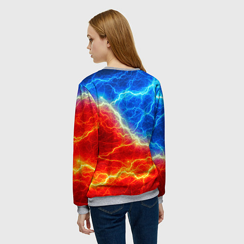 Женский свитшот ROBLOX / 3D-Меланж – фото 4