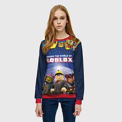 Свитшот женский ROBLOX, цвет: 3D-красный — фото 2
