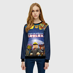 Свитшот женский ROBLOX, цвет: 3D-черный — фото 2