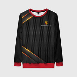 Свитшот женский PORSCHE, цвет: 3D-красный