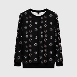 Свитшот женский Корми демонов по расписанию, цвет: 3D-черный