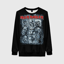 Свитшот женский Iron Maiden, цвет: 3D-черный