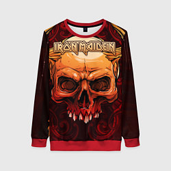 Свитшот женский Iron Maiden, цвет: 3D-красный
