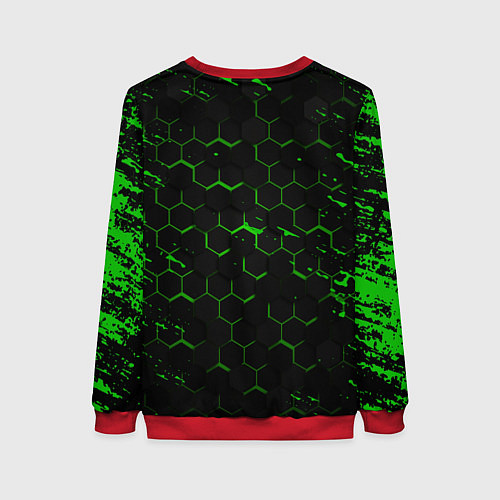 Женский свитшот MINECRAFT / 3D-Красный – фото 2