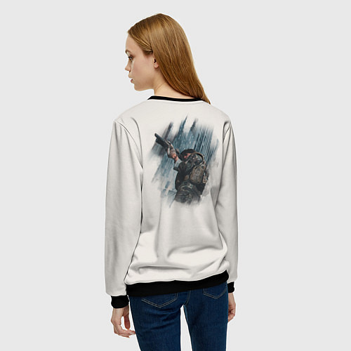 Женский свитшот The Division 2 Military / 3D-Черный – фото 4