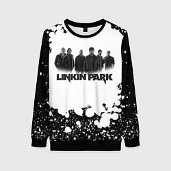 Свитшот женский LINKIN PARKспина, цвет: 3D-черный