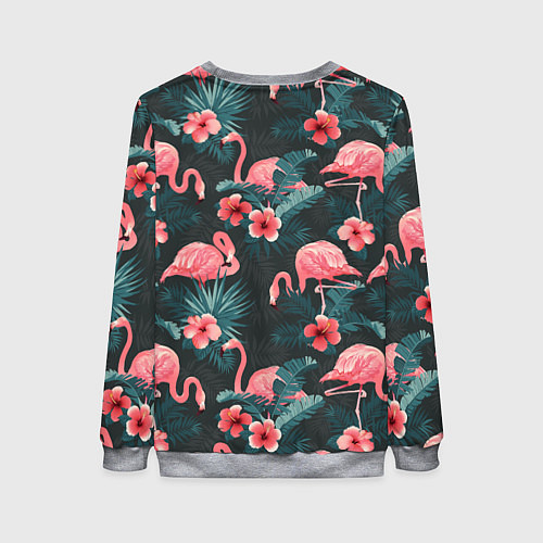 Женский свитшот Flamingo / 3D-Меланж – фото 2