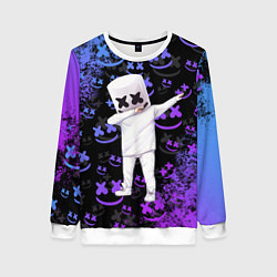 Свитшот женский Marshmello, цвет: 3D-белый