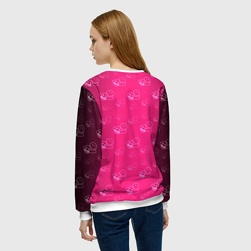 Женский свитшот Пошлая МоллиЧР / 3D-Белый – фото 4