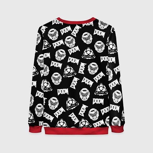 Женский свитшот Doom Eternal / 3D-Красный – фото 2