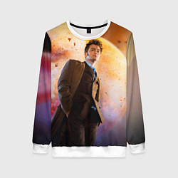 Свитшот женский DOCTOR WHO, цвет: 3D-белый