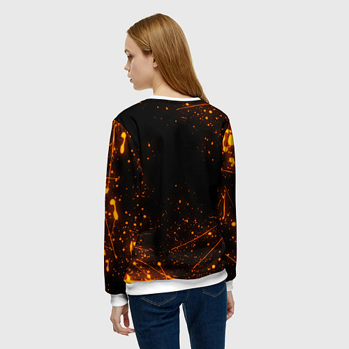 Женский свитшот HALF-LIFE / 3D-Белый – фото 4