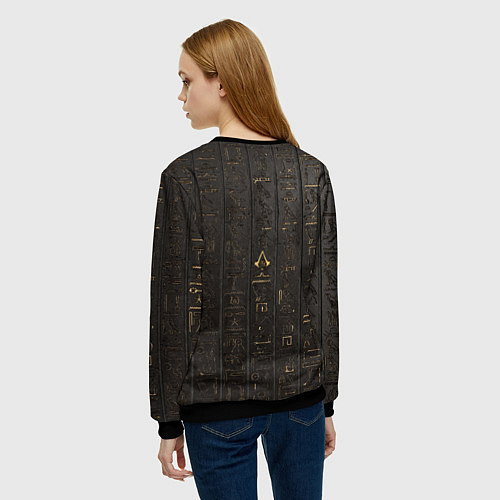 Женский свитшот Assassin's Creed / 3D-Черный – фото 4