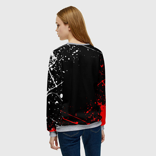 Женский свитшот FORTNITE IKONIK / 3D-Меланж – фото 4