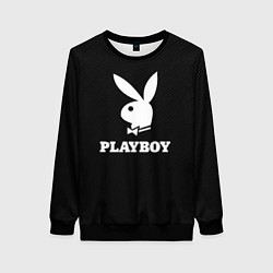 Свитшот женский PLAYBOY, цвет: 3D-черный