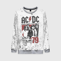 Свитшот женский ACDC, цвет: 3D-меланж