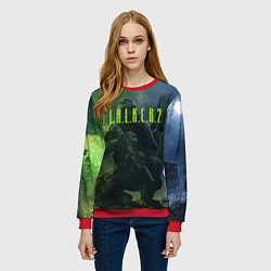 Свитшот женский STALKER 2, цвет: 3D-красный — фото 2