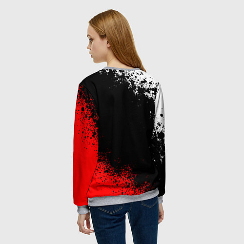 Женский свитшот MAZDA / 3D-Меланж – фото 4