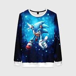 Свитшот женский SONIC, цвет: 3D-белый