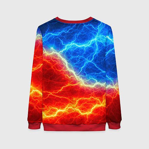 Женский свитшот СОНИК / 3D-Красный – фото 2