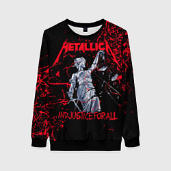 Свитшот женский Metallica, цвет: 3D-черный